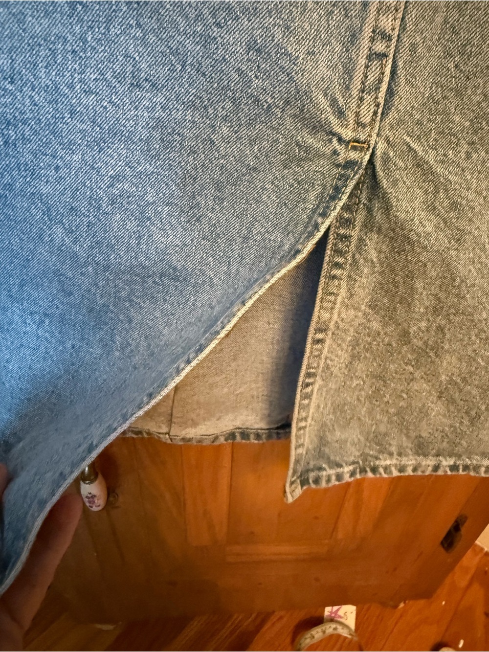 Anthropologie Pilcro Denim Skirt 8 - Picture 11 of 14